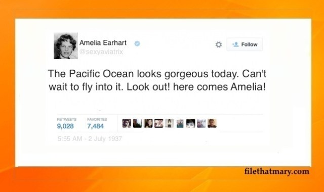Best AmeliaEarhartTweet