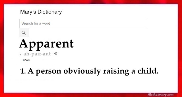 apparent dictionary