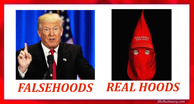 Falsehood Real hoods